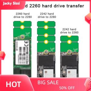 Jacky NGFF M.2การ์ดอะแดปเตอร์ SSD 2242เป็น2280 2230เพื่อ2280การ์ดอะแดปเตอร์การขยายการ์ดไรเซอร์การ์ดแปลงการ์ด
