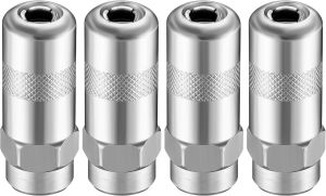 Meonum 4 PCS Grease Couplers Grease Tip Replacement Grease Needle Tip 1/8 Inch Grease Needle Tip Grease Fittings
