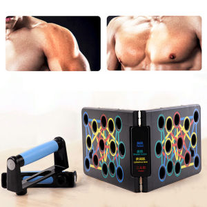 Bộ Dụng Cụ Chống Đẩy Đa Năng 9 Vị trí Gấp Gọn Tập Ngực Vai Lưng Tay