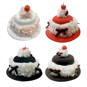 Trendy Cream Cake Hair Clip for Birthdays and Event Novelty Hair Accessories Hairpin Suitable for Women and Girls