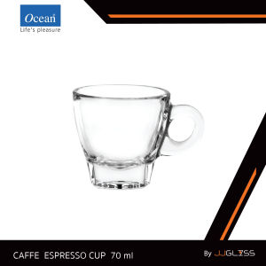 JJGLASS - (Ocean) P02442 Espresso - แก้วเอสเปรซโซ่ โอเชี่ยน สำหรับเสิร์ฟกาแฟร้อน ช็อตเอสเปรสโซ่ ใช้ได้ทั้งในบ้านและคาเฟ่