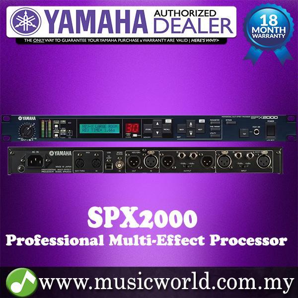 Yamaha SPX2000 Professional Digital MultiEffect Processor with REVX Reverb Algorithms (SPX