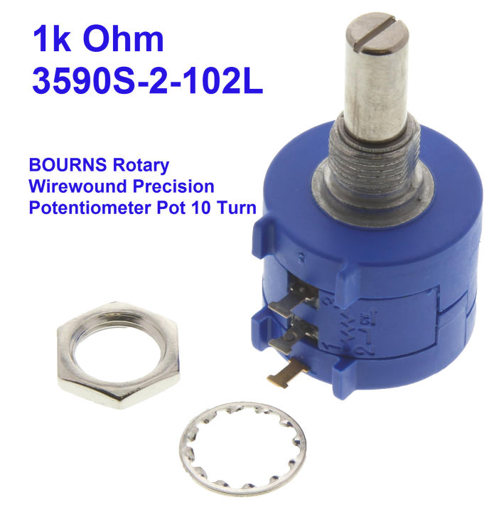 Potenziometro 3590S-2-103L - 10K Ohm, 10 Giri, Precisione, Per Regolazione Timer E Velocità - Foto 11