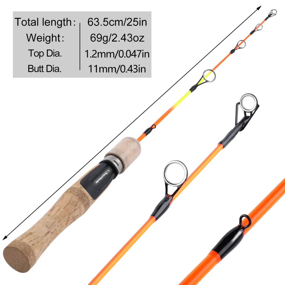 Sougayilang Fishing Rod Shrimp Ice Fishing Pole 64cm/48cm/62cm
