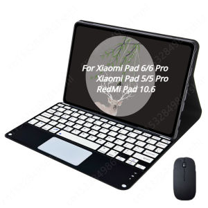 For Xiaomi Pad 6 Pro Pad 5 Pro 2023 2021 Case with Touchpad Keyboard Mouse Case for Xiaomi Redmi Pad SE 10.6 Cover