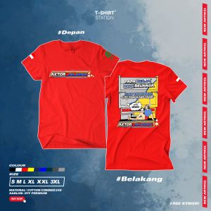 Kaos aktor jalanan papa kerja mama belanja