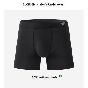 Laz Johnn กางเกงบ็อกเซอร์ผู้ชายคอตตอนคลาสกางเกงบ็อกเซอร์กางเกงกีฬาผ้าฝ้ายแห้งเร็วระบายอากาศได้ดีสำหรับฤดูร้อน