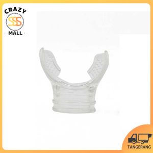 Paket Mouthpiece Diving Silikon Pendek Lembut Untuk Pemula Cocok Snorkeling Scuba Tahan Lama Hygienis