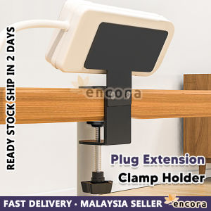 Encora Pemegang Klip Sambungan Palam Plug Extension Clamp Holder Pemegang Sambungan Atas Meja Desktop Extension Holder