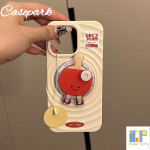 Casepark เคสกันตกเนื้อนิ่มลาย Magsafe สำหรับ Iphone 15 Promax 15pro 15Plus iPhone 16 15 14 13 11 Pro Max 3D การ์ตูนน่ารักลายกีฬาปิงปองอิโมจิการดูดด้วยแม่เหล็กโทรศัพท์เคสมีที่ยึดฝาครอบป้องกันหลังซิลิโคน