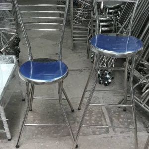 Ghế xếp inox có lưng dựa cao lên mặt ghế 60cm/70cm/80cm/90cm và 100cm . Hàng dày chắc chắn .