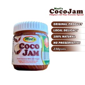 Merls Coco Jam Original | Mindoro Native Delicacy Coconut Spread | Filipino Palaman Bread Spread | Pasalubong | 230g / 500g