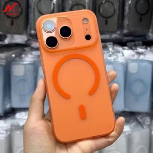 For Magsafe Case for iPhone Air 16 17 Pro Max 15 Plus Slim Matte Ultra Thin Translucent PC Cover for iPhone 14 13 12 11 Pro Max