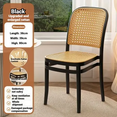 TRAVELCUL Plastic Chair Dining Chair PP Backrest Chair Nordic Chair Cafe Kerusi Elegant Study Chair Kerusi Makan
