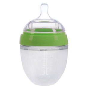 Mumystation PIKO BELLO silicone milk feeding bottle BPA free baby bottle with handle
