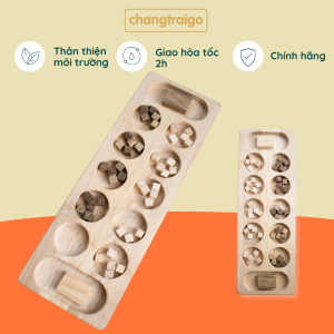 Bộ ô ăn quan cờ ăn quan vui chơi cùng bạn bè gia đình giảm stress thư giản - Dewood