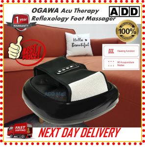 OGAWA Acu Therapy Reflexology Foot Massage (Black)