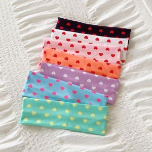 INQUIRYSTORE60IN4 Elastic Polka Dot Headbands Love Print Sweat-absorbent Wide Headbands Fashion Y2K Sport Hairband Hair Accessories