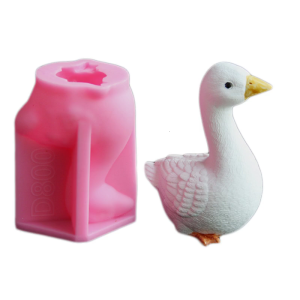 3D Gooses Animal Silicone Molds for Handmade Soap Making Cement Gypsum Silicone Molds for Craft Project