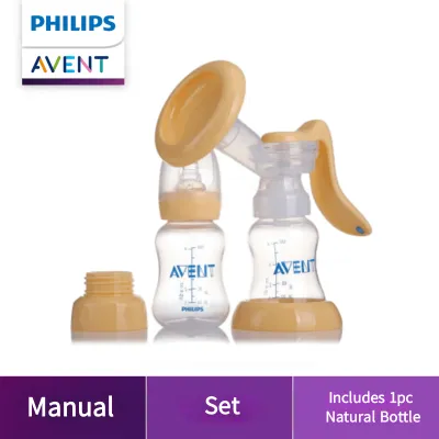 Philips Avent Manual Breast Pump Complete Set Baby Feeding Manual Breast Pump With Flange Size Painless Sale Portable Collector Milk Storage Bottle Breast Milk Container Breast Milk Silicone Pumps Baby Bottle Food grade silicone BPA free Baby Bottle