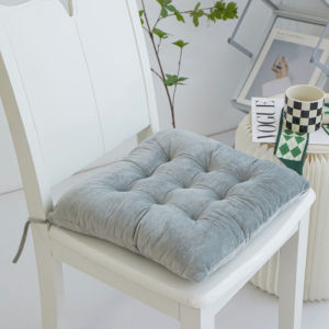 40*40cm Crystal Velvet Square Seat Cushions Soft Chair Back Seat Pad for Garden Dining Home Office