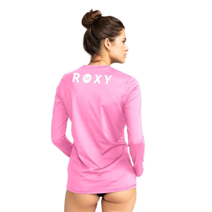 Roxy%20Happy%20Waves%20Ls%20Surf%20Tee%20Pink%20Womens%20Rashguards%20Longsleeve%20-%20Image%202