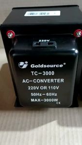 Goldsource Transformer: 110V to 220V Step-Up & Step-Down Easy Switch (1000W, 1500W, 2000W)