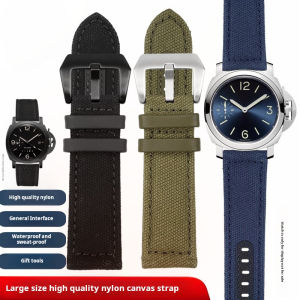 20mm 22m 24mm cho Panerai PAM111 441 137 386 Breitling nam Dây đeo đồng hồ Nylon Vải nylon Da Đồng hồ thay thế Vòng đeo tay2026