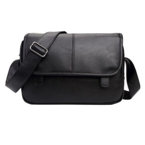 ROYAL BAGGER High Quality Leather Sling Shoulder Bag For Men Boys Casual High Capacity Student Crossbody Messenger Bags Business Fashion Work Outdoor Handbag