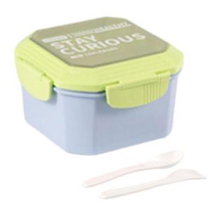 Multipurpose Lunch Box for Adults Featuring Large Salad Bowl With Leakproof Designs and Microwaves Safe Accessory