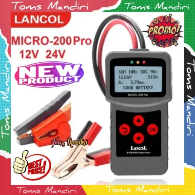 Alat Test Aki Digital Battery Tester Lancol Micro-200 Pro Motor Mobil