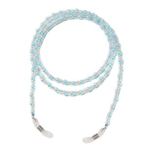 GWJ3360 Giản dị Thời trang Chuỗi kính râm nạ dây buộc Dây đeo cổ Pha lê Kính xích Dây đeo kính Chuỗi hạt đeo kính nạ chuỗi