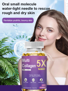 Collagen Softgel Capsules Whitening and Blemish Reducing Aging Face Softgel Capsules