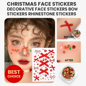 Pink Diamonds Makeup Stickers Face Bow Decorations Concerts Help Makeup Makeup Stickers Makeup Look