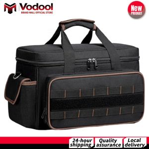 Waterproof 17 Inch Tool Organizer Bag with 20 Pockets Durable Heavy Duty Storage for Construction and Maintenance
