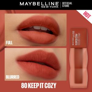 Maybelline Super Stay Teddy Tint - 12H Longwear Soft Blurred Matte Creamy Lip Tint Transferproof 5 New Shades