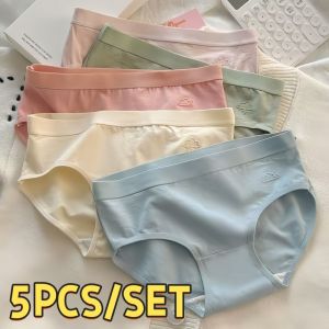 FINETOO Cotton Comfortable Underwear ladies High Quality Panties Girl Breathable Brief Women Panties