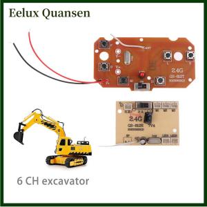 Eelux 1 bộ cho RC xe điều khiển từ xa đồ chơi phần 6CH 2.4G điều khiển từ xa Chất lượng cao 27MHz mạch PCB Transmitter Receiver Board