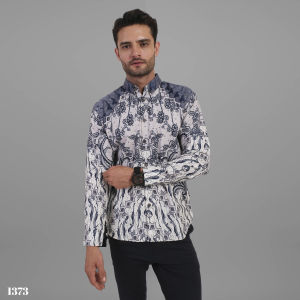 DGM Fashion Kemeja Batik Lengan Panjang Pria Motif 1373