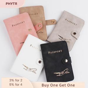 PHYTR HOT Waterproof Passport Holder Covers Case Travel PU Leather Credit Card Wallet Cute Passport Book For Women Men Passport Cover