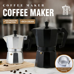Italian Moka Pot Aluminum Octagonal Espresso Maker Top Italian Coffee Maker Classic Design