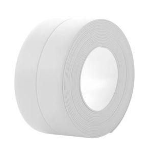 FZIPUA PVC Sealing Strip Tape Self Adhesive White Caulk Tape  Wall Sticker Bathroom Bath Toilet Kitchen