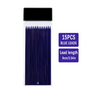 MUNCHX 15pcs/Box 2.8mm Ngòi bút chì thợ mộc Có thể thay thế Nhiều màu sắc Ngòi bút chì cơ khí Bền bỉ Lõi bút chì tự động Chế tác gỗ