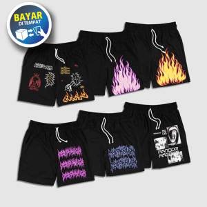 Boardshorts Motif Distro Celana Pendek Pria Celana Harian Cowok Celana Cowo Pendek Bermotif Sablon Celana Board Short Pria Kekinian Celana Pendek Distro Cotton by Maleka