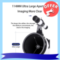 875X Professional Telescope Astronomy 70076: Local Ready Stock with Free Gift - Pro Teleskop Astronomi Sains Science, Retractable Tripod, HD Deep Space Star View, Moon, Meteor Shower. 
