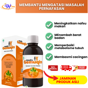 Madu Gemuqin Herbal Penggemuk Badan dan Meningkatkan Nafsu Makan 175 ML