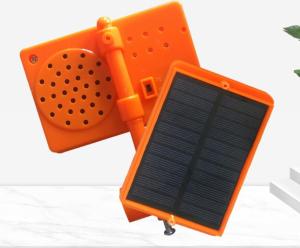 360 องศาอัลตราโซนิกพลังงานแสงอาทิตย์นก Repeller เสียง Scarer ไดรฟ์ Pigeon Crow สำหรับกลางแจ้ง/สวนผลไม้/ฟาร์ม/โกดัง