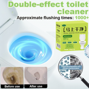 Home Toilet Bowl Cleaner Dual Effective Blocks Powerful Stain Remover And Odor Action Toilet Cleaning Tablets