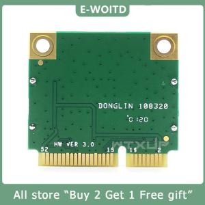 [COD] E-WOITD 1 Set For Laptop PC Windows 10 11 RTL8822CE RTL8821CE Wifi Card And Antenna 802.11AC Network Mini Pcie BT5.0