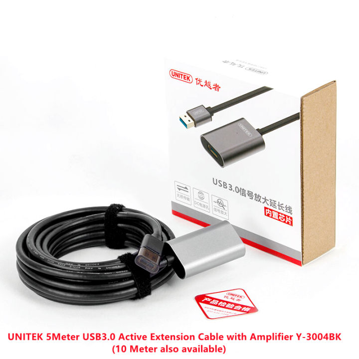 UNITEK USB 3.0 Active Extension Cable with Amplifier Y3015 Y3004BK 5